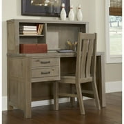 Rosebery Kids Desk with Hutch in Driftwood