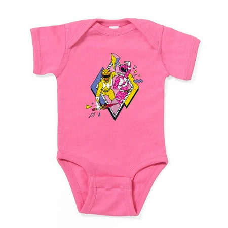 

CafePress - Power Rangers Yellow Ranger And Pink - Cute Infant Bodysuit Baby Romper - Size Newborn - 24 Months