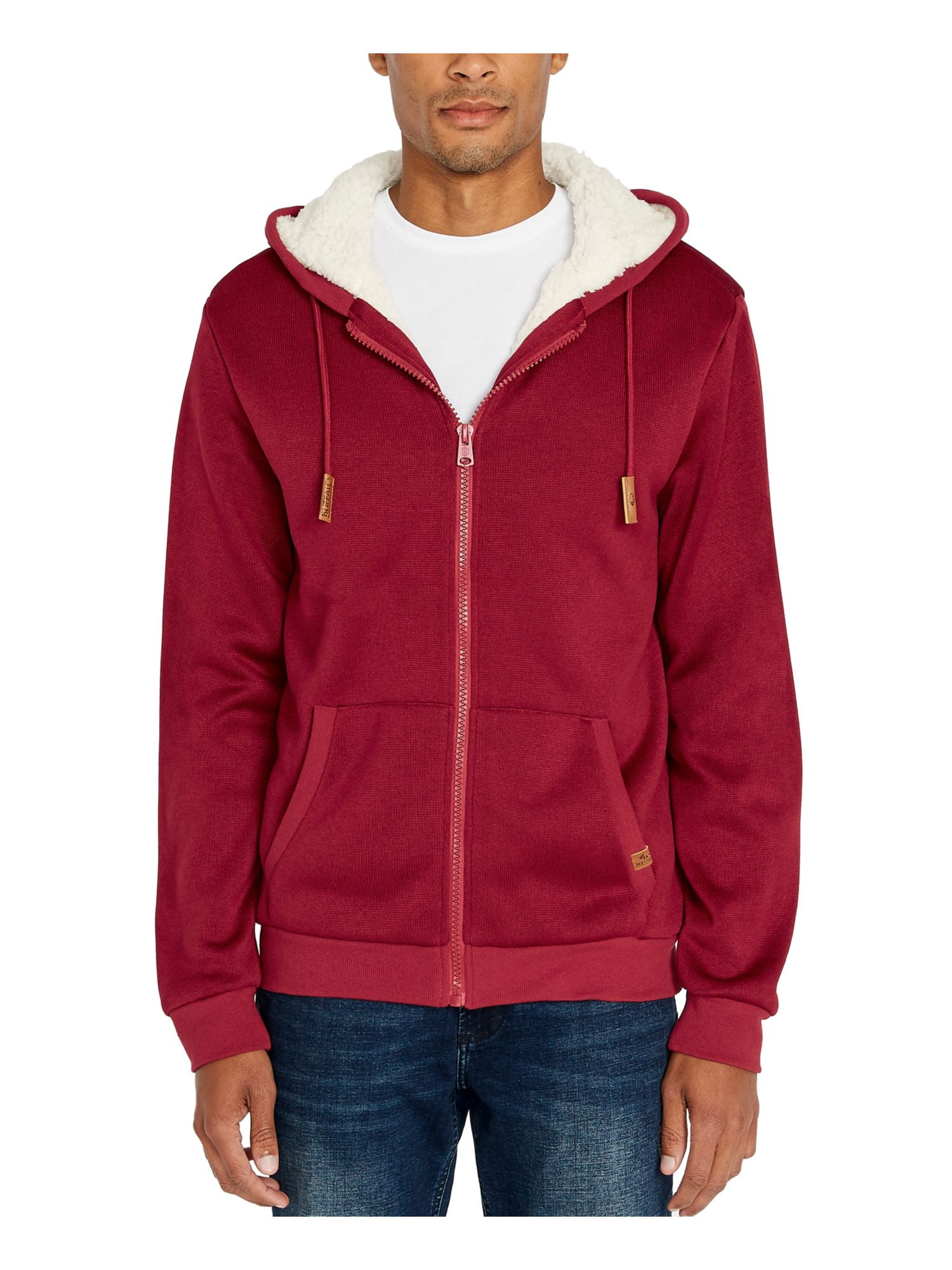 Buffalo Jeans Mens Fortinom Hoodie Red 