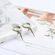 thumbnail image 4 of Gold Huggie Hoop Earrings,S925 Sterling Silver Post Dangle Hoop Earrings Gift G, 4 of 5