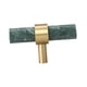 thumbnail image 3 of Tiradores de mármol para armarios, tiradores robustos y elegantes para cajoneras de baño, armarios, muebles de cocina y cómodas. Verde de 35x60 mm, 3 of 9