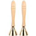 thumbnail image 1 of 1 Pair Handheld Bell Toys Hand Bells Percussion Instrument Children Musical Toys, 1 of 8