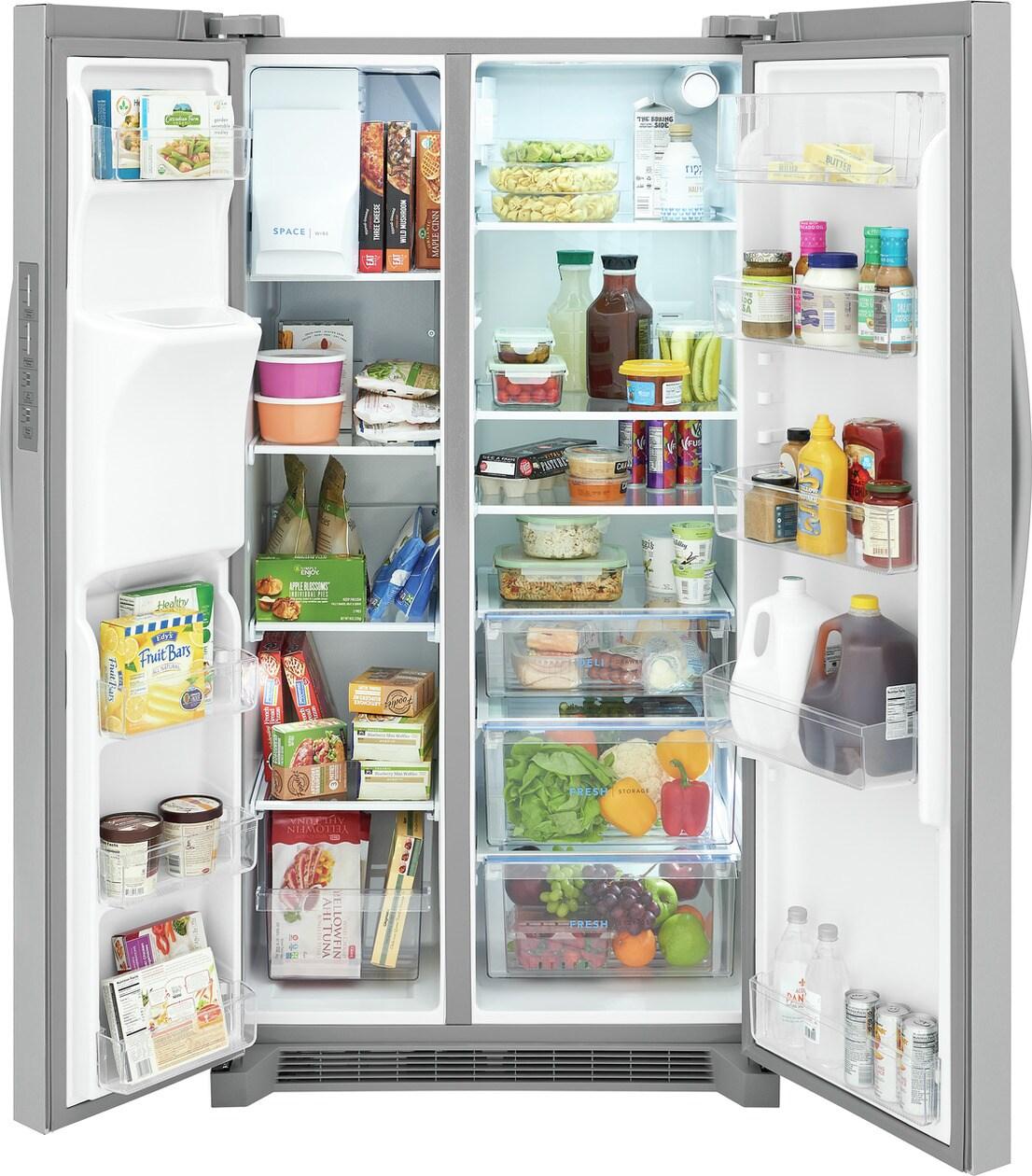 Frigidaire Frsc2333a 36" Wide 22.30 Cu. Ft. Side By Side Refrigerator - Stainless Steel - image 3 of 5
