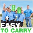 thumbnail image 2 of BOHEN 9x5FT Portable Soccer Goal for Kids Backyard with Carry Bag - Easy Folding Lightweight Fun for Outdoor Indoor Training Games for Teen Youth Adult (Green, 9x5FT, 1 Pack), 2 of 8