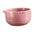 thumbnail image 3 of Plato rallador de ajo con tiras de cerámica y cinco agujeros, accesorio de cocina Rosa, 3 of 9