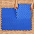 Yes4All 12 pcs Interlocking Exercise Foam Mats, Cover 12 sqft, 3/8 inch