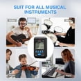 thumbnail image 4 of Mini metrónomo digital, metrónomo electrónico, recargable y portátil, multifuncional, adecuado para guitarra, piano, violín, batería (negro), 4 of 5