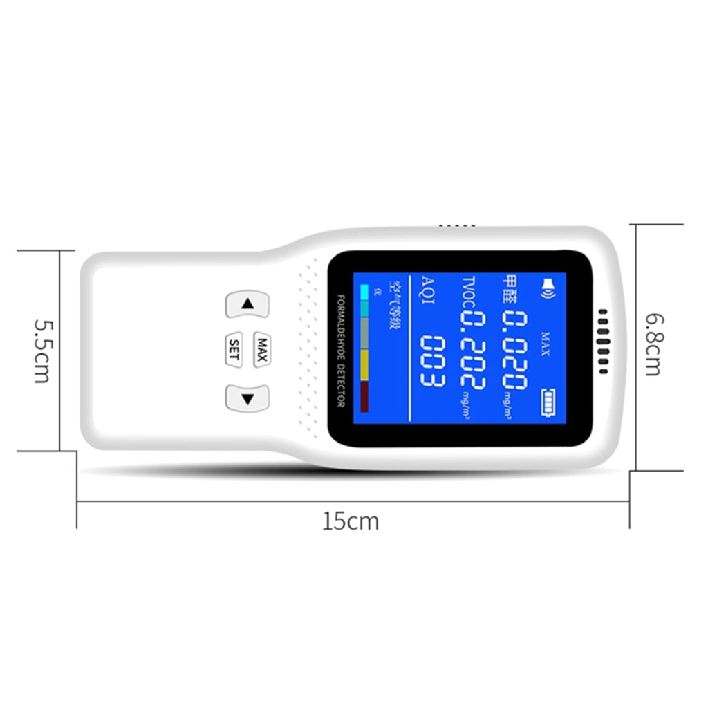 Air Quality Monitor Upgraded Tester for Formaldehyde TVOC AQI Multifunctional Air Gas Detector
