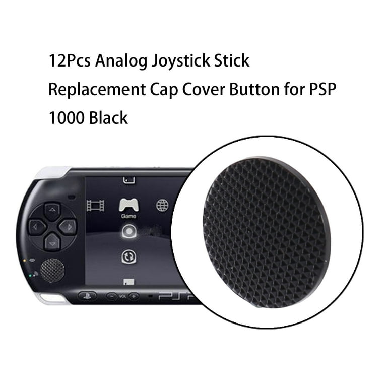 6pcs Analog Stick Cap Cover Button For PSP Black - Walmart.com