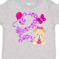 thumbnail image 4 of Inktastic Second Birthday with Cute Puppy and Butterflies Boys or Girls Toddler T-Shirt, 4 of 5