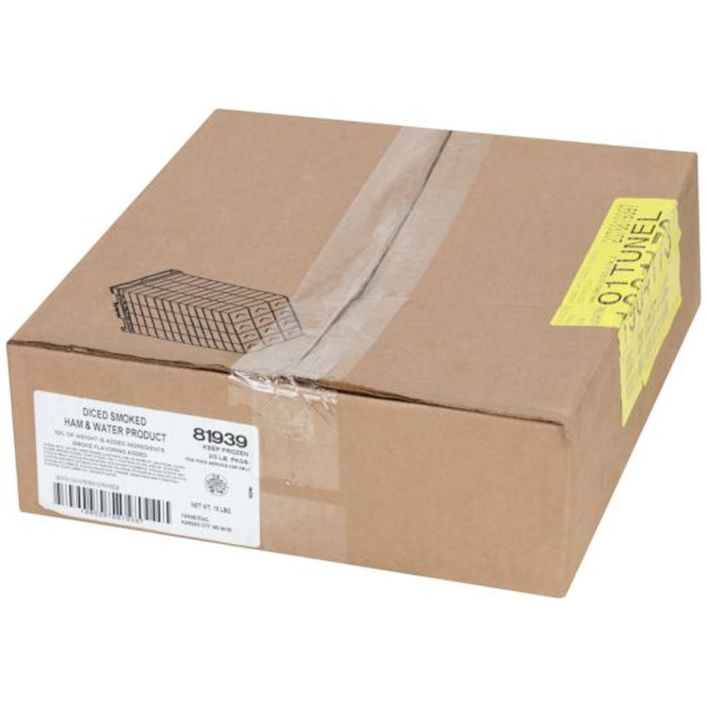 Farmland Smoked Diced Ham, 5 Pound - 2 per case.