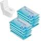 thumbnail image 2 of Funda de asiento de inodoro desechable, 50 piezas de almohadilla de papel de asiento de inodoro soluble en agua para el hogar, la oficina, el uso del hotel, tama?o universal Ecomeon no, 2 of 6