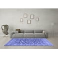 thumbnail image 3 of Ahgly Company Indoor Round Persian Blue Traditional Area Rugs, 7' Round, 3 of 4