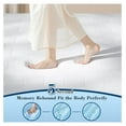 thumbnail image 5 of Memory Foam Mattress Topper,4 Inch Twin Mattress Topper Pressure Relief with Cooling Gel and Removable & Washable Embossed Cover, & Oeko-TEX Certified, White, Twin, 5 of 8