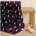thumbnail image 4 of Soimoi Purple Cotton Voile Fabric Penguin Ocean Decor Fabric Printed Yard 56 Inch Wide, 4 of 7
