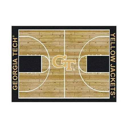 Milliken Ncaa College Home Court Area Rugs - Contemporary 01090 Ncaa College Basketball Sports Novelty (Best College Basketball Courts)