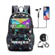thumbnail image 1 of Mochila antirrobo USB para mujer, morral para adolescentes, mochilas escolares de lona para estudiantes, bolso para niños y niñas, 1 of 4