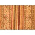 thumbnail image 1 of Ahgly Company Indoor Rectangle Abstract Orange Modern Area Rugs, 2' x 3', 1 of 4