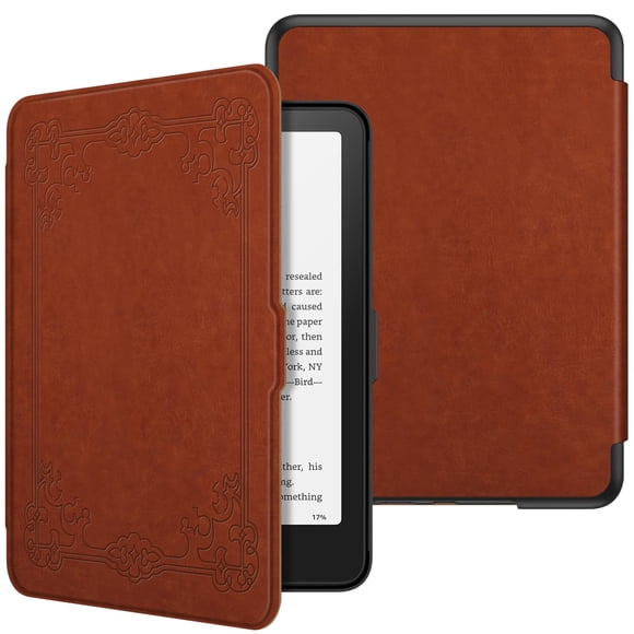 Funda FINTIE para Kindle Paperwhite de 7" 2024, delgada de cuero PU