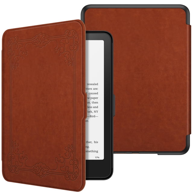 Funda FINTIE para Kindle Paperwhite de 7" 2024, delgada de cuero PU