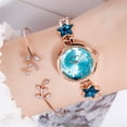 thumbnail image 1 of WIFKLSIIPG LVPAI Fashion Trend Diamond Hexagonal Alloy Ladies Bracelet Watch Set, 1 of 6