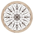 thumbnail image 1 of Metal Wood Wall Panel 36"D Wall Decor, 1 of 1