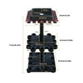 thumbnail image 5 of Zeiwohndc Rotating Base Fishing Poles Holder 24 Slot Compact Storage Rack Easy to Use, 5 of 11