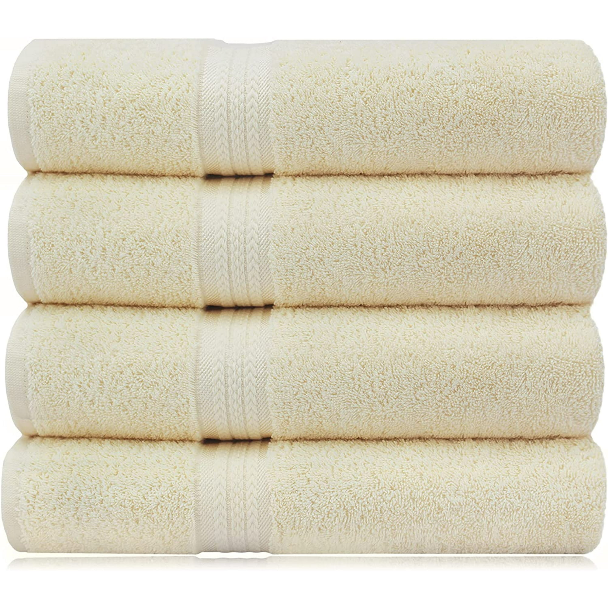 Ultra Soft Oversized Bath Towels - 4 Pack XL Bath Towel Set - 30x54 -  Absorbent Everyday Luxury Hotel Bathroom Spa Gym S