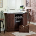 thumbnail image 4 of Bowery Hill Wine Rack Buffet in Vintage Walnut, 4 of 5