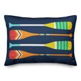 thumbnail image 2 of Creative Products Nautical Oars 14x20 Spun Poly Pillow, 2 of 2