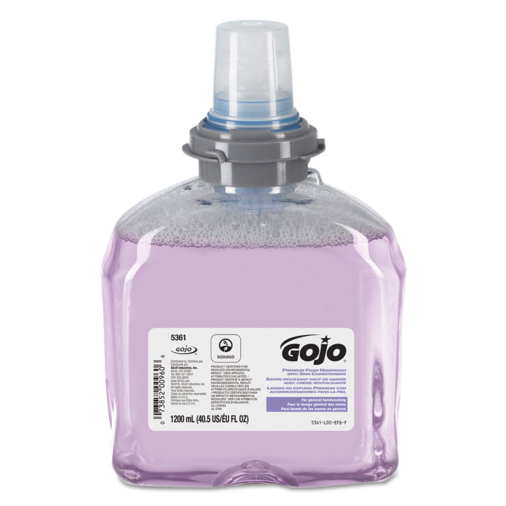 GOJO Industries 536102 Tfx Luxury Foam Hand Wash, Fresh Scent