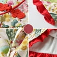 thumbnail image 6 of Mercatoo Toddler Girls Qipao Dress I𝐧fant Long Sleeve 𝐅le𝐞ce Lined Cheongsam Baby Girls Thick Warm Chinese New Year Dress, 6 of 9