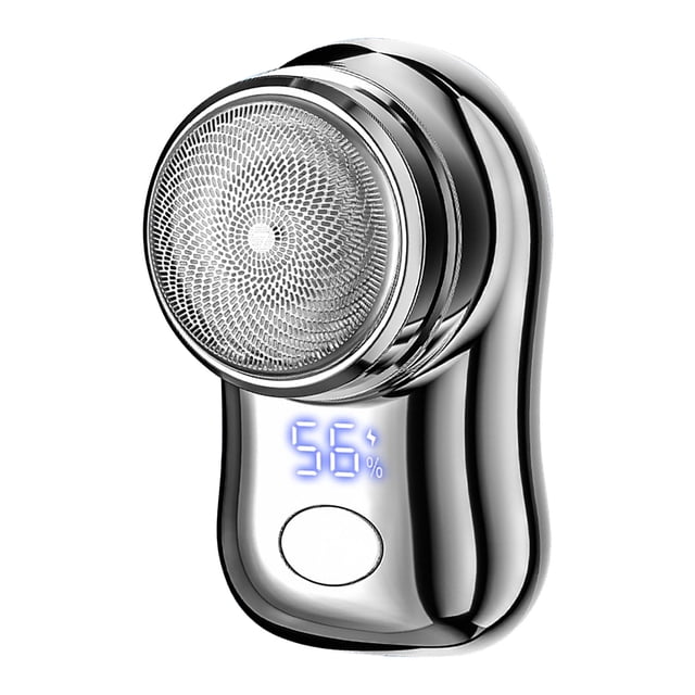 Mini Rasoir Électrique pour Hommes Rasoir de Poche Léger Rasoir Humide et Sec Rasoir Portable Rechargeable pour Hommes pour Voiture Voyage Barbe Visage, Rasoir Électrique