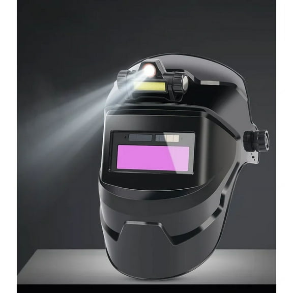 Welding Helmet Welder Mask With Rechargeable Headlight Automatic Dimming Electric Welding Mask For Arc Weld Grind Cut Process