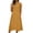 Yellow-dresses for women, variant on RongHuan Linen Dress for Women Summer Sleeveless Sundress Crew Neck Tank Dress Loose Comfy Dresses with Pockets
