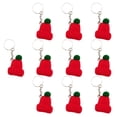 thumbnail image 3 of 10 PCS 1 Conjunto de decoraciones de llave de llave de forma de sombrero de punto adorable (rojo 2), 3 of 6