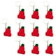 thumbnail image 3 of 10 PCS 1 Conjunto de decoraciones de llave de llave de forma de sombrero de punto adorable (rojo 2), 3 of 6