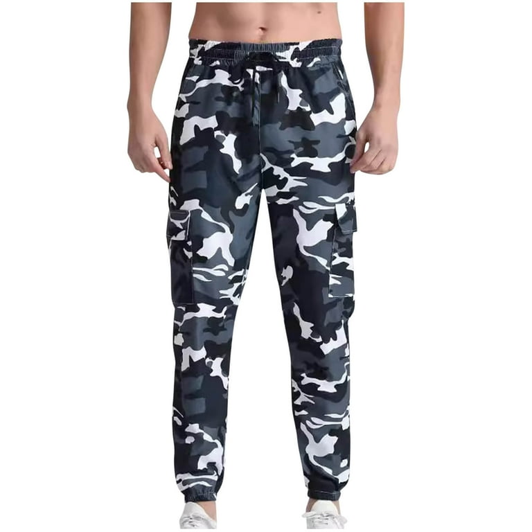 VBTAPA Mens Stretch Twill Cargo Pants Camo Casual Pants