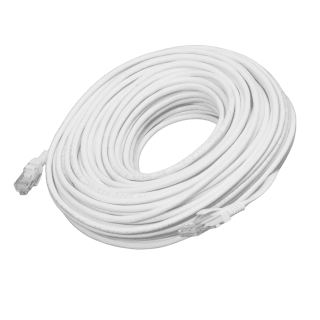 Cable Red 30 Mts Categoría Cat5 Utp Rj45 Ethernet Internet Gris