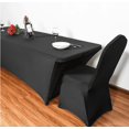 thumbnail image 3 of Cubierta de mesa elástica de spandex para mesas plegables estándar: protector de mantel rectangular universal para bodas, banquetes y fiestas (3 tamaños, 4 colores), 3 of 4