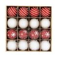 thumbnail image 1 of Adornos colgantes de bolas navideñas Macarena 16 piezas, 1 of 8