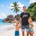 thumbnail image 5 of Mens Daddy Shark T shirt Cute Funny Family Cool Best Dad Vacation Tee for Guys Graphic Tees, 5 of 8