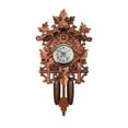 thumbnail image 3 of OEFNTAC Cuckoo Cuckoo Wall Clock Chime Alarm Clock Retro Clock Wooden Living Room Clock,Wood Clock Wall Decor, 3 of 5