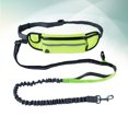 thumbnail image 1 of COOPHYA Laisse pour Chien Mains Libres avec Poche de Taille Réglable Sac Couture Réfléchissante pour Course et Marche Vert, 1 of 8