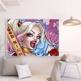 thumbnail image 3 of Cuadros Decorativos Full Round Drill Payaso 5D DIY Diamond Painting (A1051 Crazy Clown Women) Ehuebsd embutido en tela, 3 of 9