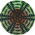 thumbnail image 1 of Ahgly Company Indoor Round Patterned Hazel Green Area Rugs, 7' Round, 1 of 6