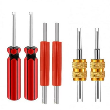 Dual Schrader Valve Core Remover Tool A/C HVAC Repair Conditioning Z8Z5
