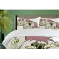 thumbnail image 4 of Ambesonne Zombie Duvet Cover Sets, Evil Unicorn Myth, 2-Queen, Green Dried Rose, 4 of 7