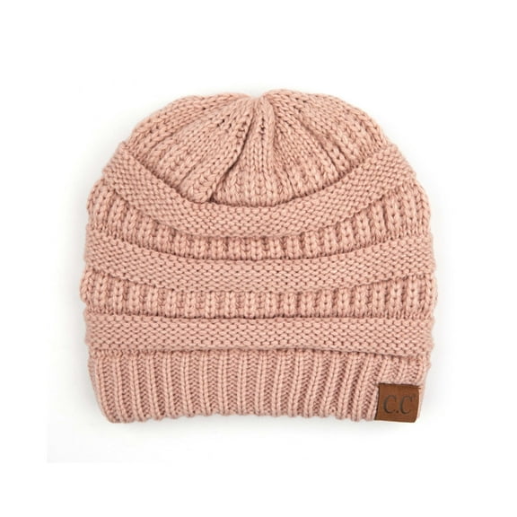 CC Brand Trendy Warm Chunky Soft Stretch Cable Knit Skully Beanie Hats Cap