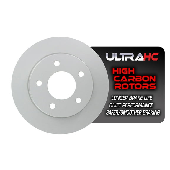 UltraHC Coated High Carbon Brake Rotor, Rear UR001705, Mazda 3 2012-2004